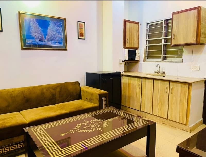 First Floor Fully Furnished Flat Available Nearby Canal Road, Expo Johar Town 4