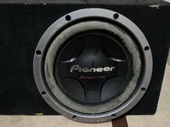 Pioneer woofer, Amplifier and Wiring