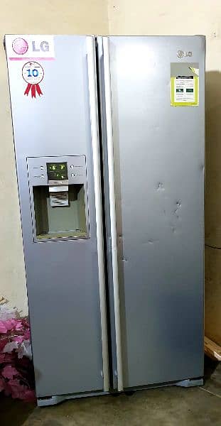 LG double door refrigerator 1