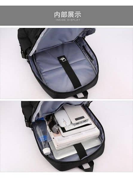 Multifunctional Bag For University Students With USB And Headset Port 3