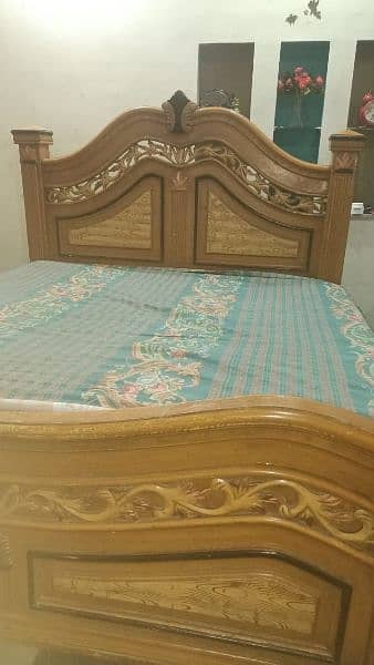 king size bed pure wooden bed for sale need polish 03161442964 5