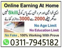 Online job at Home/Part Time/Data Entry/Typing/Assignments/Teaching