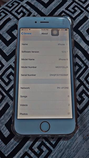 Iphone 6 16 Gb i cloud clear PTA approved 3