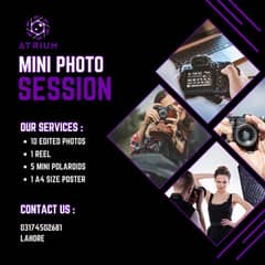 MINI PHOTO SESSION IN JUST 4,500/