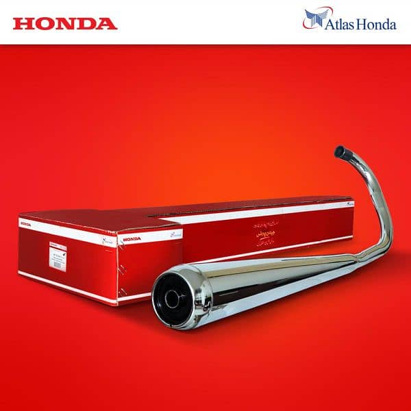 Genuine HONDA CG 125 chrome Silencer 0