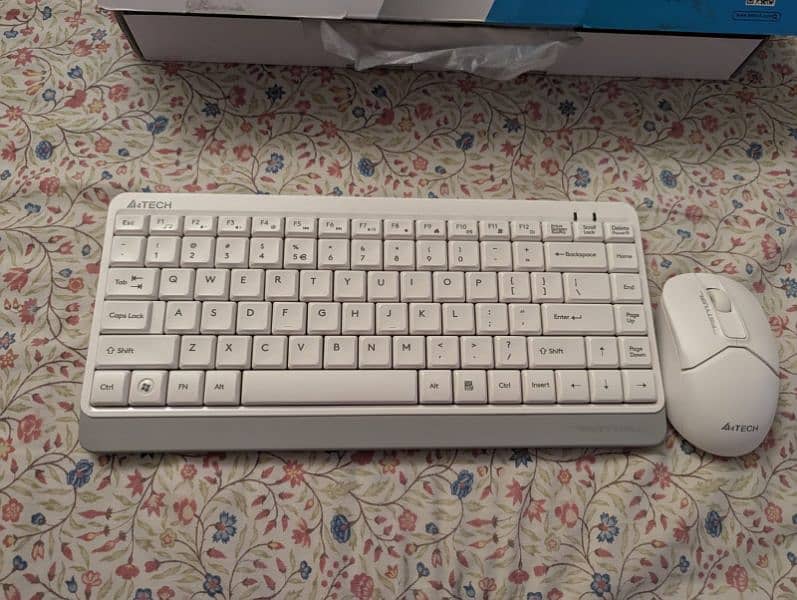 A 4Tech keyboard and mouse 3