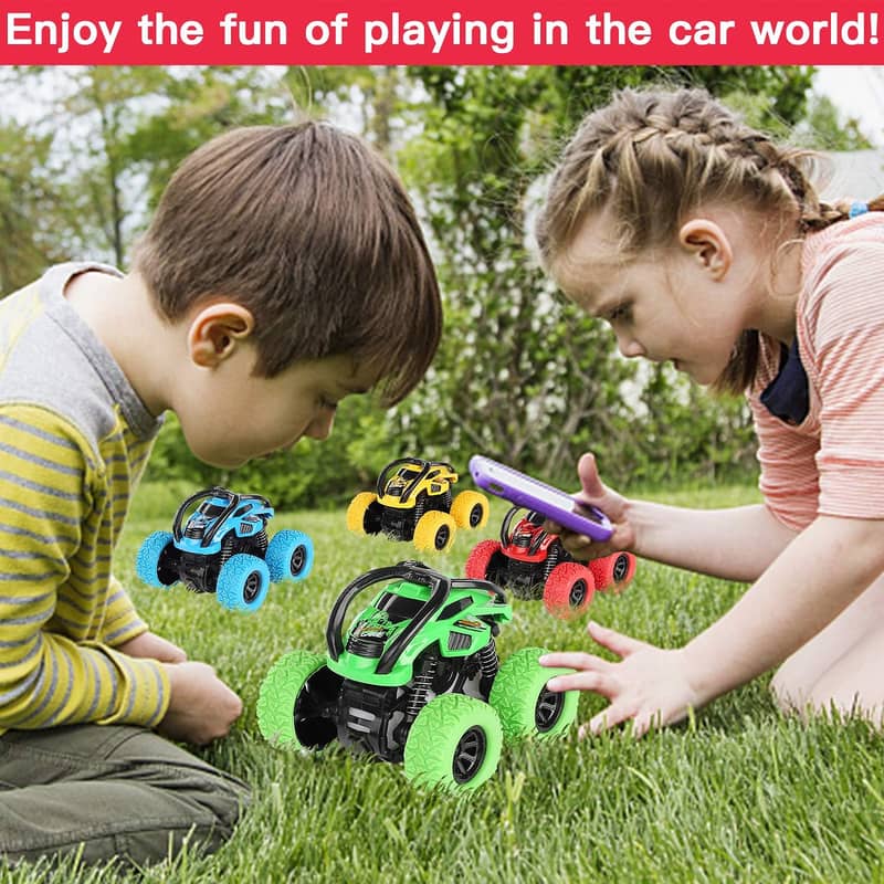 4WD Friction Powered Monster Trucks for Boys Girls, 19