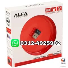 Alfa Wifi USB Adapter Mini (300 Mbps)