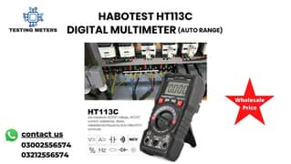 Habotest HT113C Digital Multimeter ( Auto ) Clamp Meter Solar Inverter 0