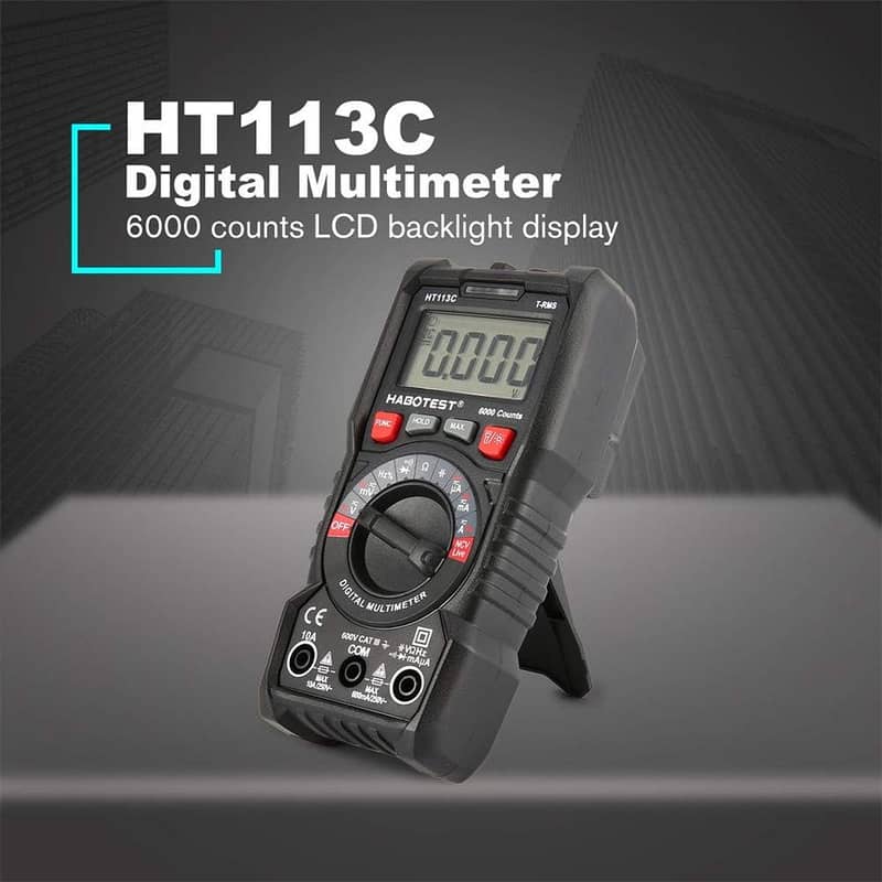 Habotest HT113C Digital Multimeter ( Auto ) Clamp Meter Solar Inverter 1