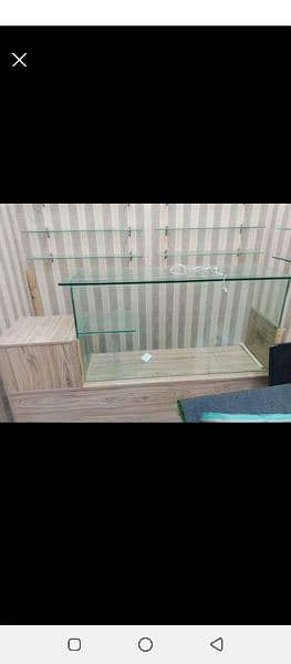 2-Counter , Steel Hooks , 15 Glass Shelves (8mm)for SALE 3