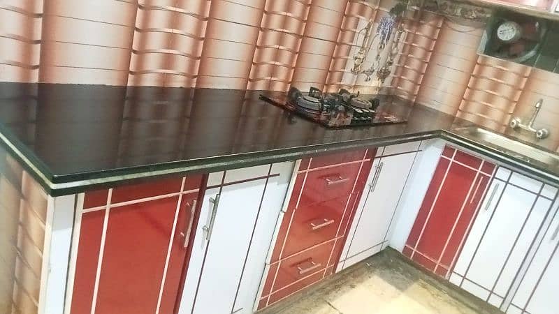 cabinet, glass stove black marble Almirah 3