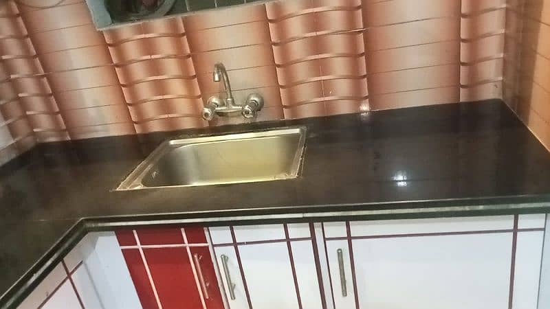 cabinet, glass stove black marble Almirah 7