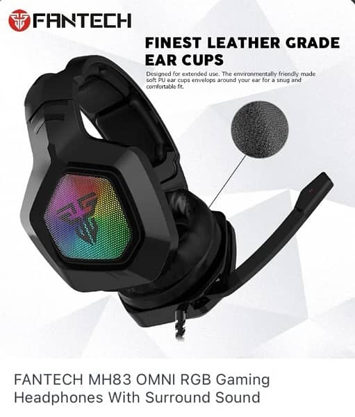 FANTECH MH83 Gaming Headphones 3