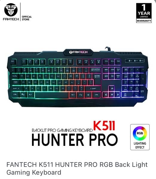 FANTECH K511 RGB Gaming Keyboard 2