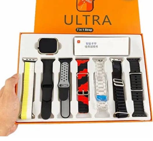 Ultra smart watch with 7 straps 1