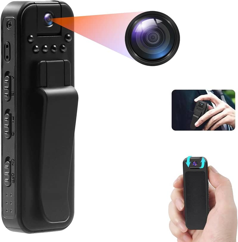 WiFi Pocket Camera 1080p HD Video Audio Recorder IR, Motion Detection 1