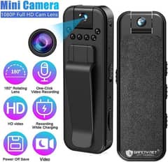 WiFi Pocket Camera 1080p HD Video Audio Recorder IR, Motion Detection