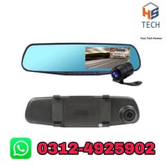 Car DVR Mirror Dual Camera Front/Back 1080p