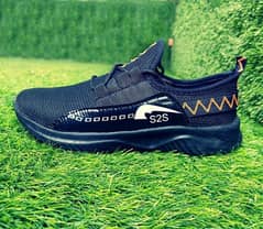 Men,s Running Walking Casual Shoes,Black 0