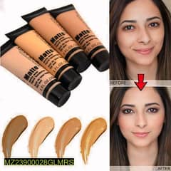 Matte Liquid Foundation Tube