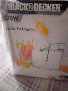 Black and Decker Juice Extractor Unused | Juicer | Juice Maker