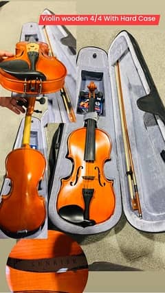 Sunshine Violin 4/4 With hard Case high quality wooden violin