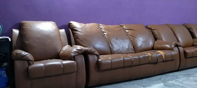 " 7-Seater Sofa Set in Good Condition for Sale " 3