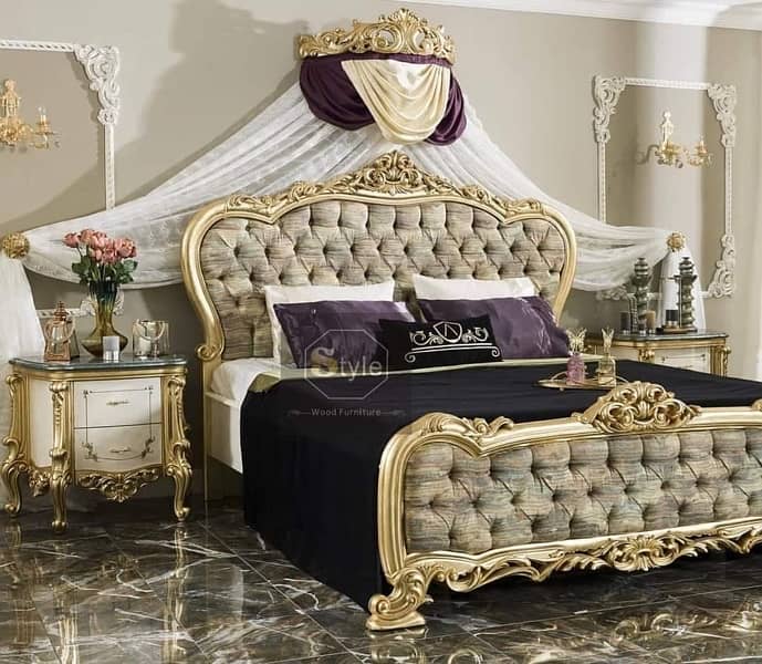 Elegant Design wooden Bed sets on Whole sale price 2