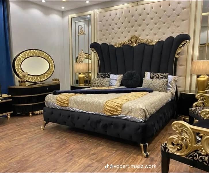 Elegant Design wooden Bed sets on Whole sale price 6