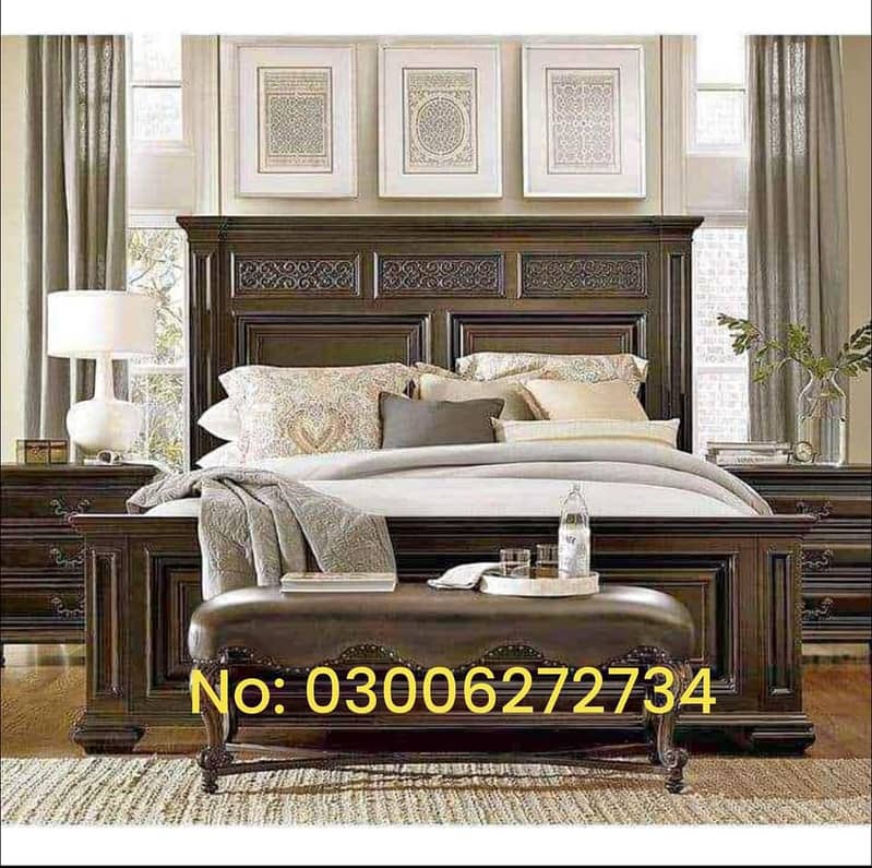 Elegant Design wooden Bed sets on Whole sale price 11