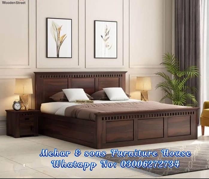 Elegant Design wooden Bed sets on Whole sale price 14