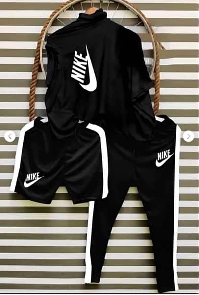 3 piece track suit ( shirt + trouser + shorts ) 1