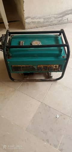 2500 watts generator. only 5-6 seasons used. engine is genuine.