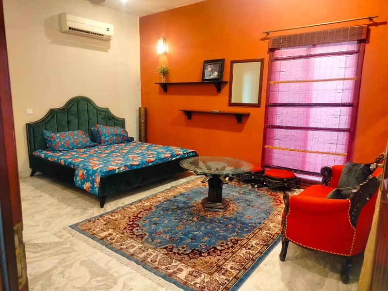 Near Gold Crest Mall- Fully Furnished 10 Marla Adorable Bungalow For Rent in DHA Phase 4 Lahore 5