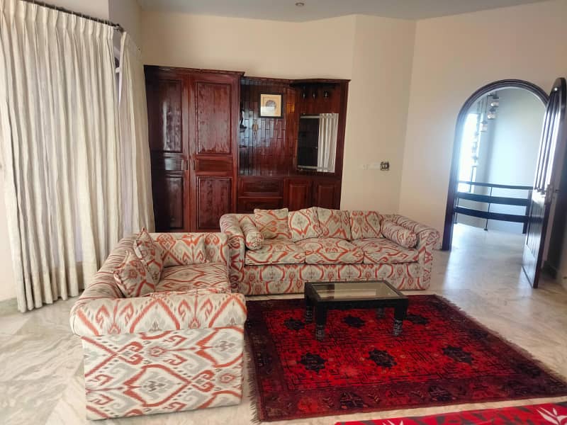 Near Gold Crest Mall- Fully Furnished 10 Marla Adorable Bungalow For Rent in DHA Phase 4 Lahore 46