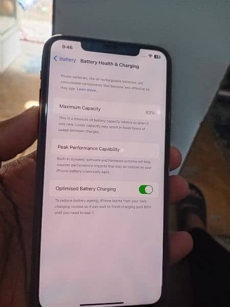 Apple iphone 11 pro max Full lush condition 64 Gb battry 83 2