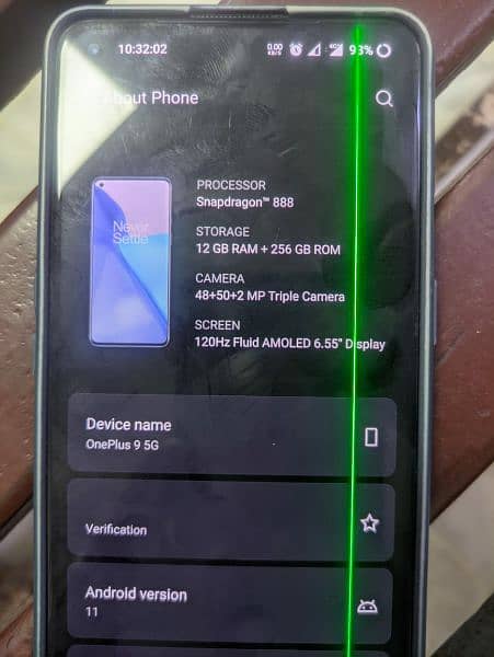 Oneplus 9 5g   12gb 256gb  Dual Sim Green Line 0