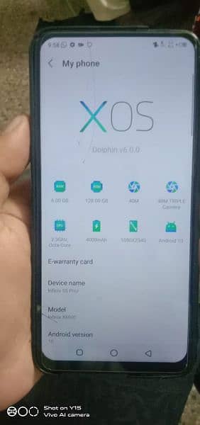 Infinix s5 pro 6ram)128 mamori 1