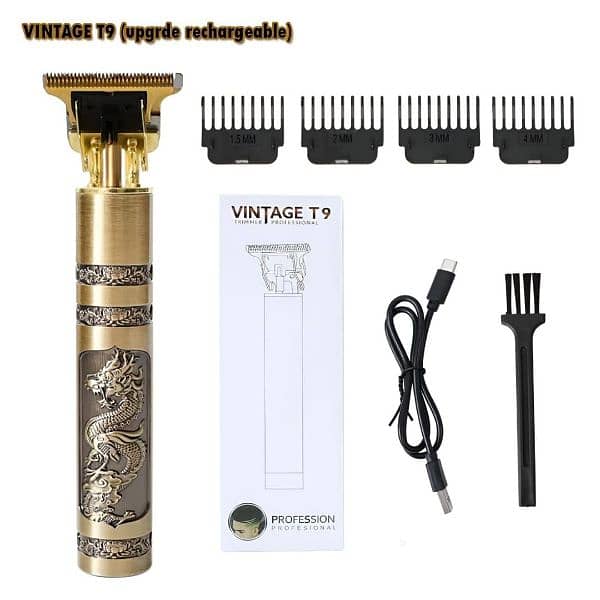 vintage T9 professional hair trimmer and original 9