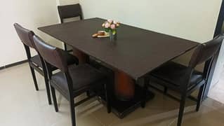 Dining table with 4 chairs 0