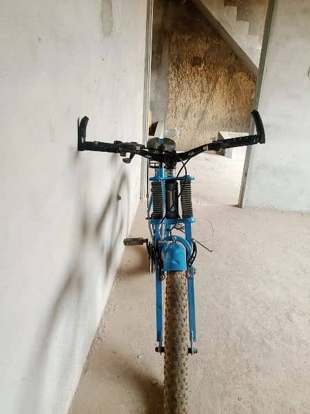 blue colour Morgan mountain bike for urgent sale 6