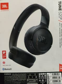 JBL Tune 520BT Wireless On-Ear Headphones - Black