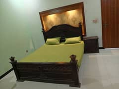 Solid Wood King size bed for sale