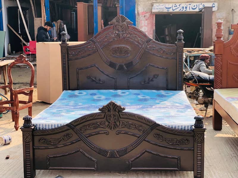 Jahaiz pacakge/bed/ bed set/double bed / king size bed / poshish bed / 6