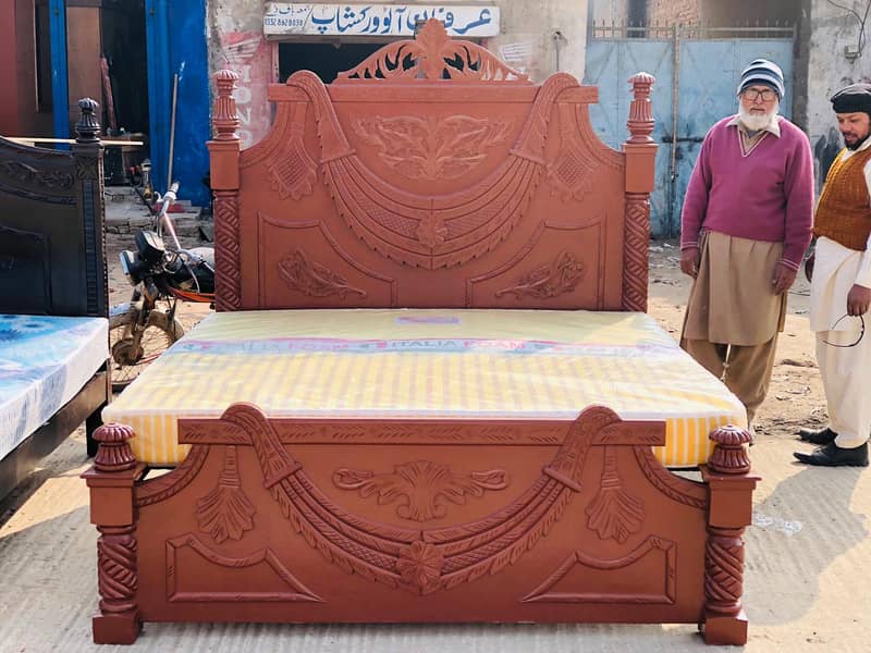 Jahaiz pacakge/bed/ bed set/double bed / king size bed / poshish bed / 7