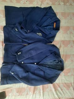 navy blur blazer both in rs 2000