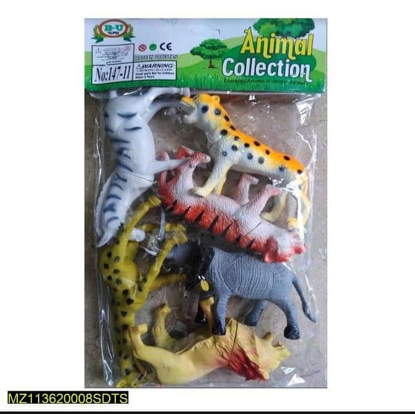 Wild Animal Jungle  Zoo Toy Set 0