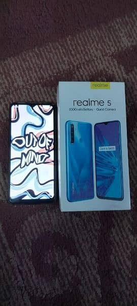 Realme 5 with box negotiable 0