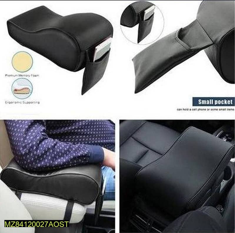 Car Center Console Armrest Cushion with Mobile Cover 2